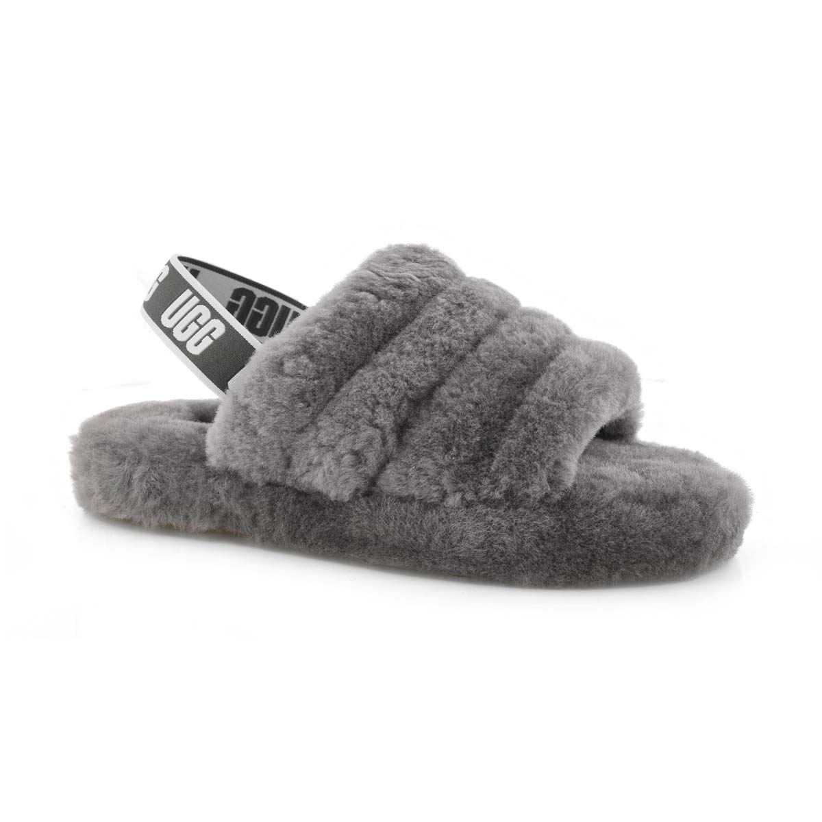 UGG Girl's Fluff Yeah Sheepskin Slipper - Cha | SoftMoc USA