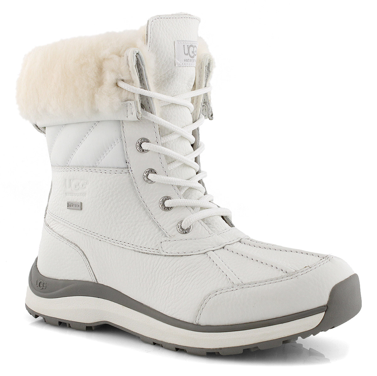 Lds Adirondack III Quilt wht winter boot