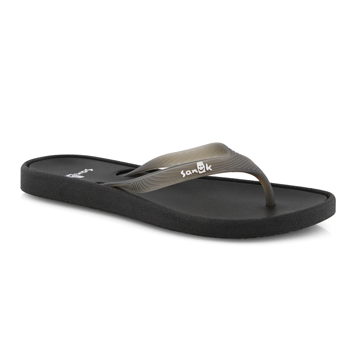 Lds Sidewalker black flip flop