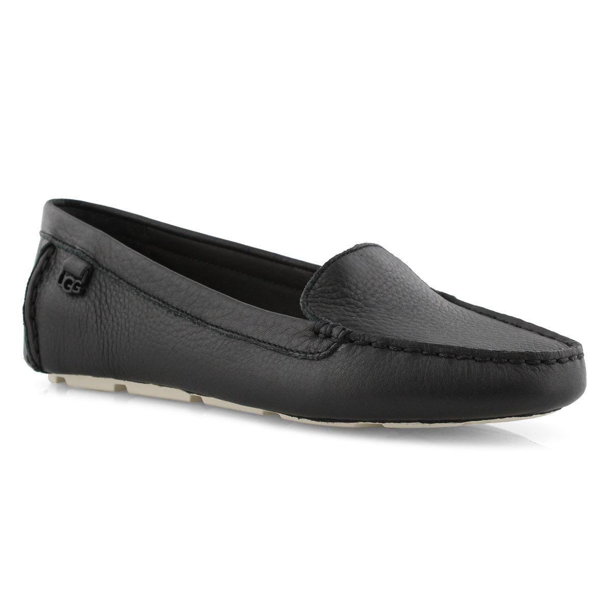 Lds Flores black casual slip on shoe
