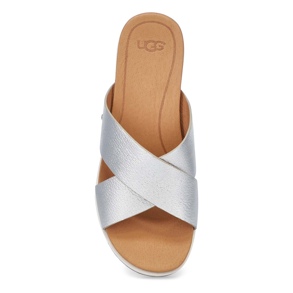 UGG Women's Kari Casual Slide Sandal - White | SoftMoc.com