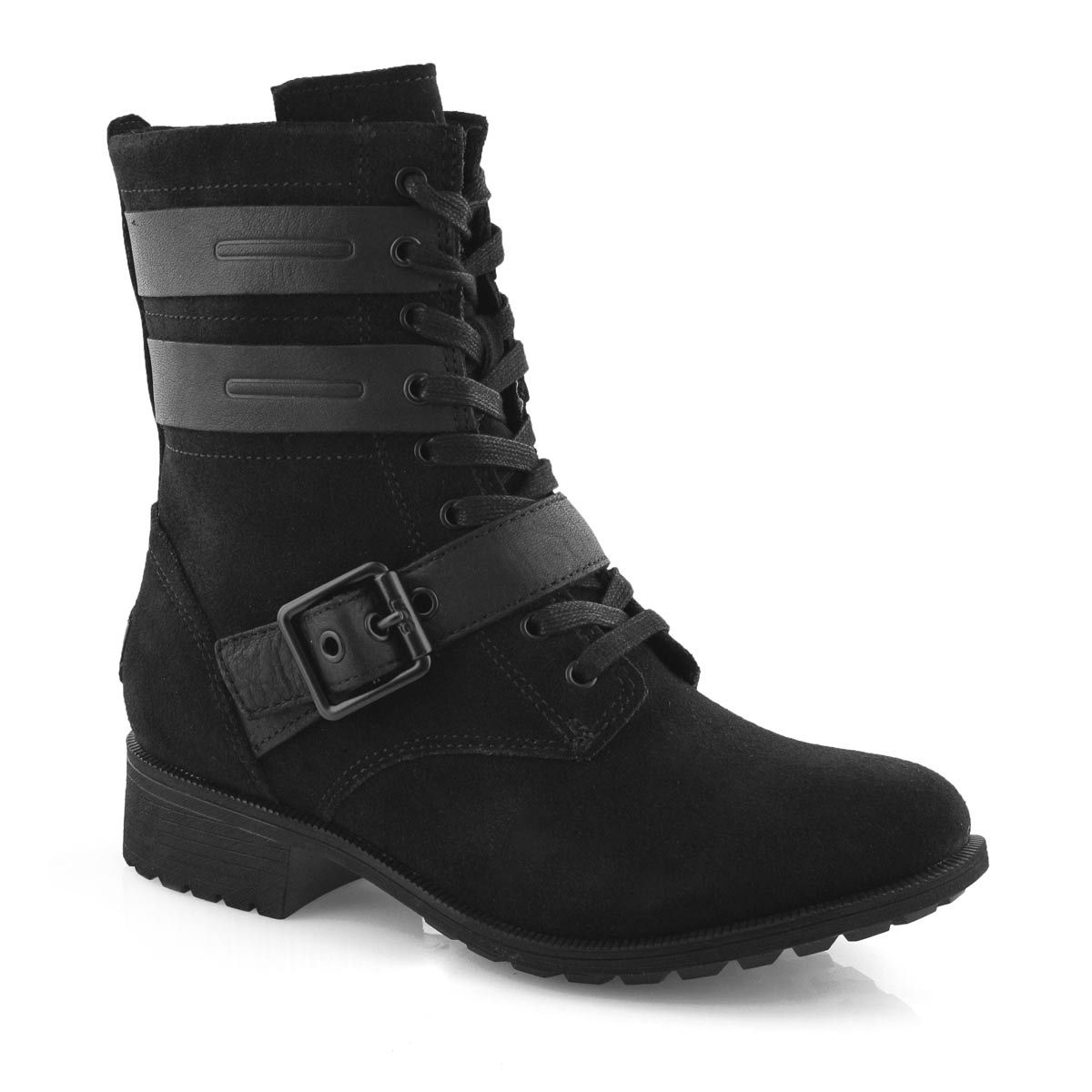 Lds Zia black lace up wtpf boot