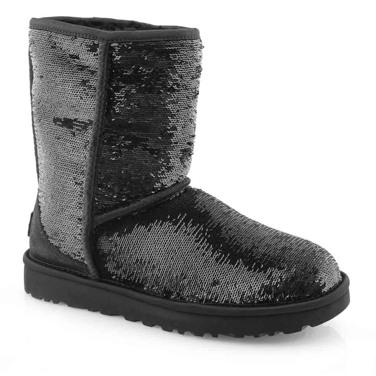 Botte ClassicShortCosmosSequin, nr, fem.