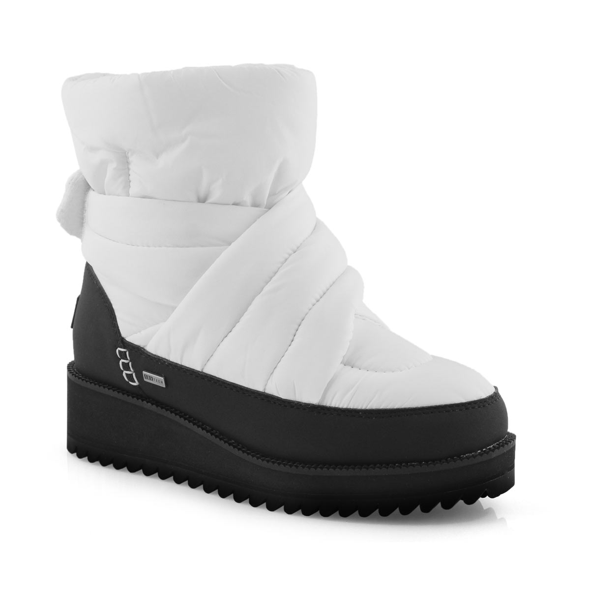 Lds Montara white slip on winter boot
