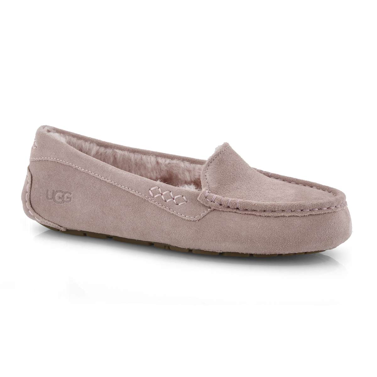 Lds Ansley pink crystal moccasin