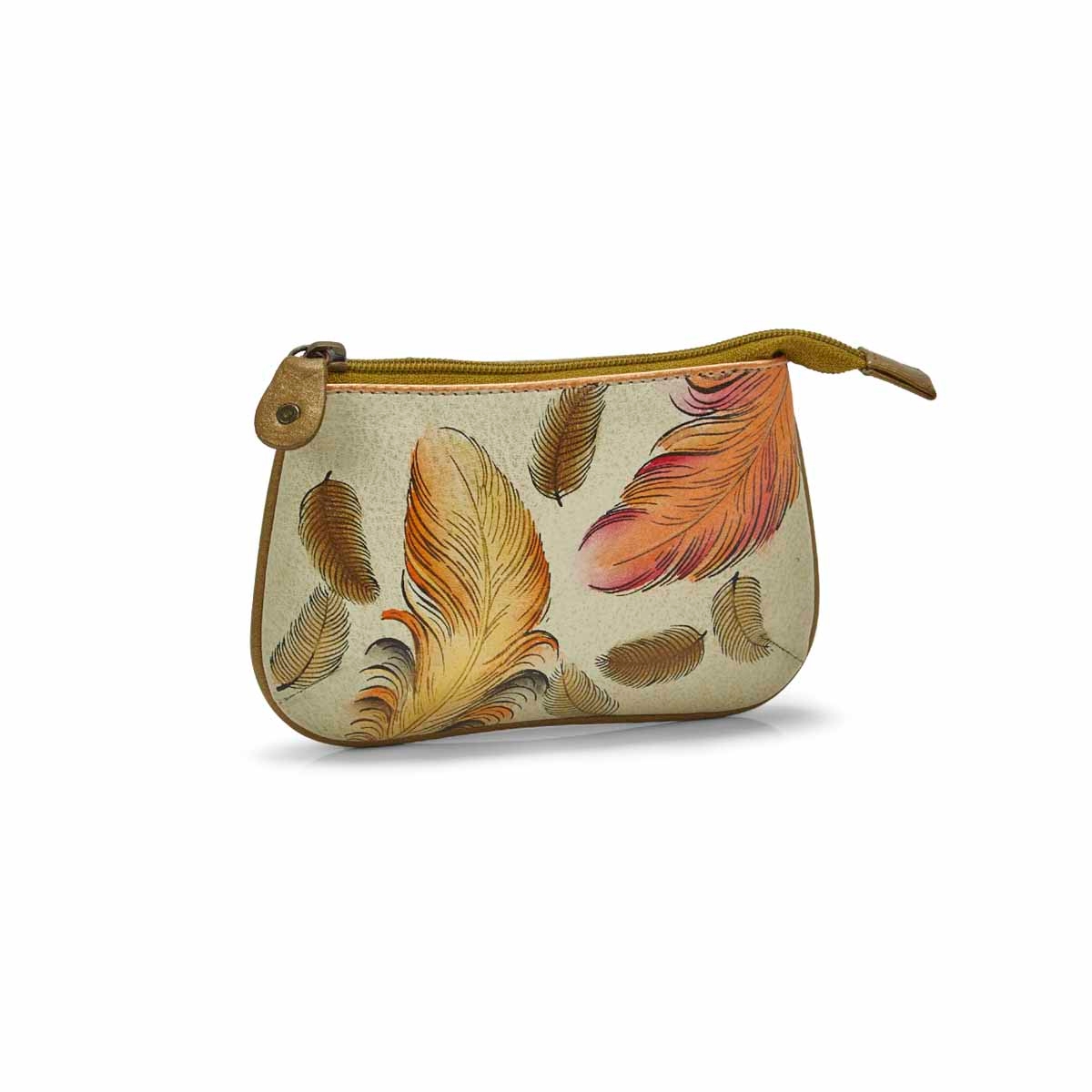 Women's FLOATING FEATHER coin purse