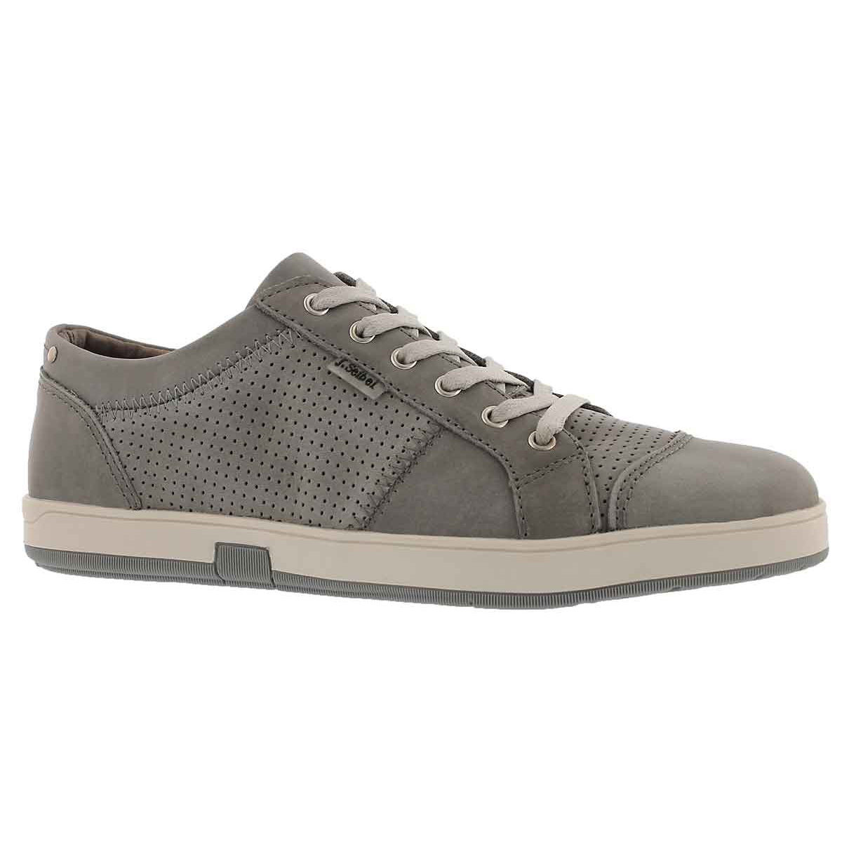 Men's GATTEO 01 asphalt leather lace up sneakers
