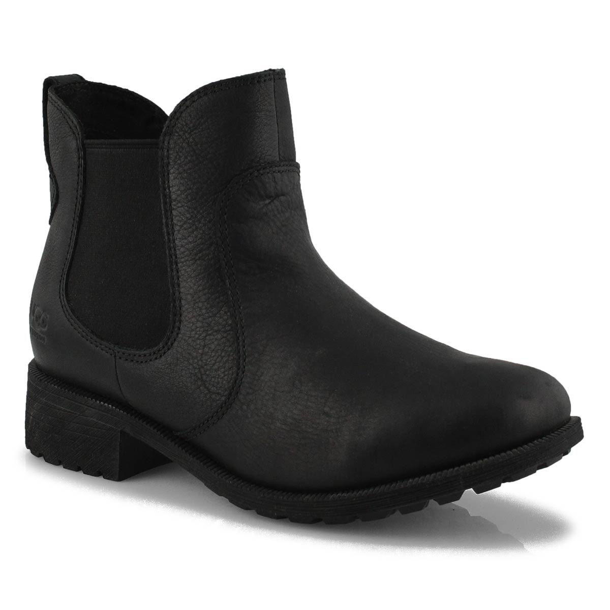 black waterproof chelsea boots