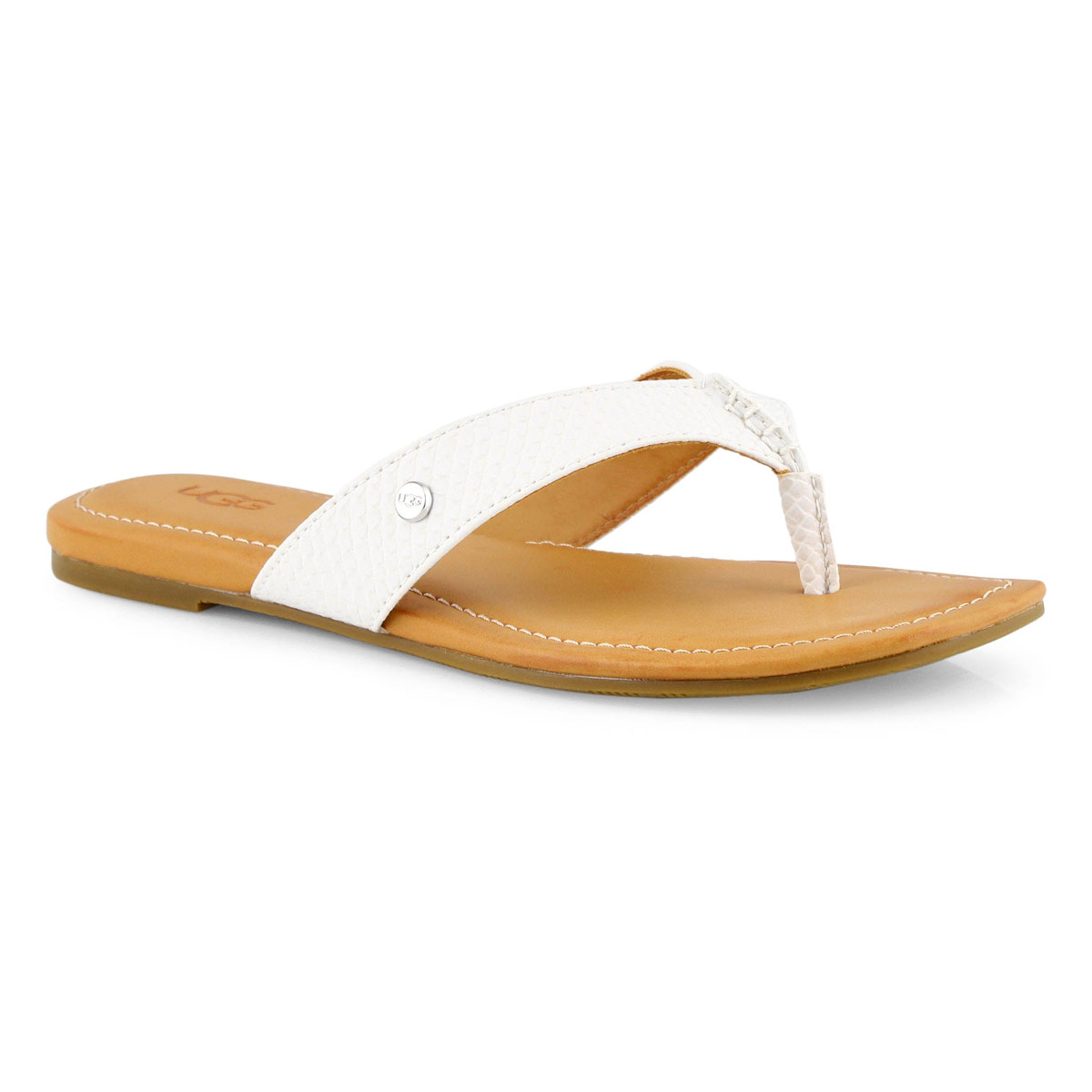Lds Tuolumne white thong sandal