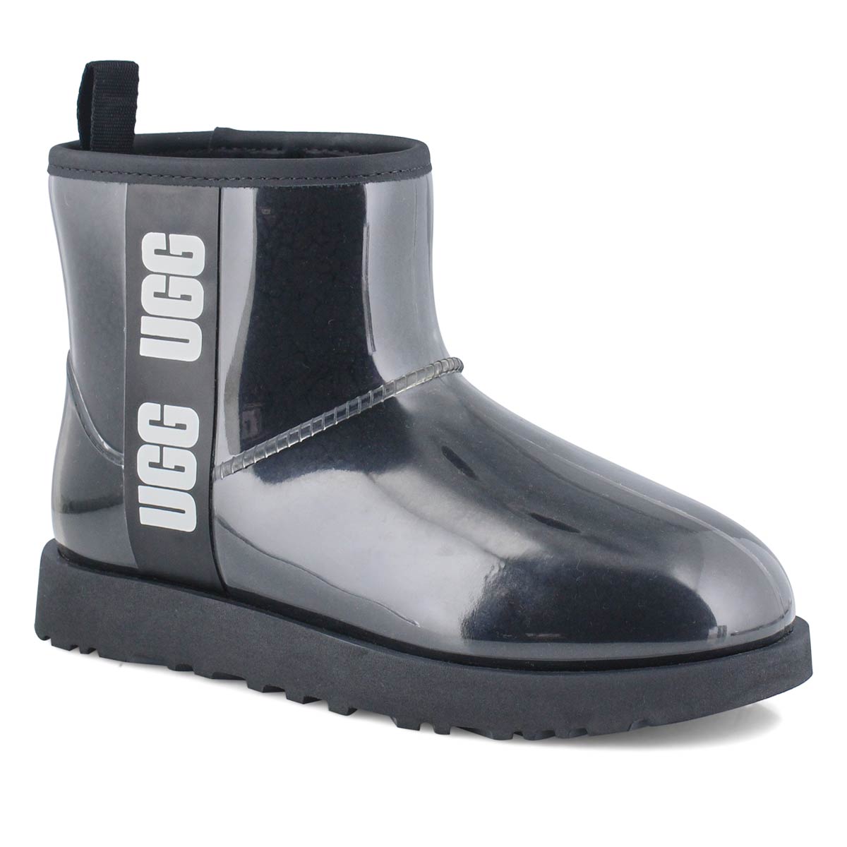 UGG Women's Classic Clear Mini Boot - Black | SoftMoc.com
