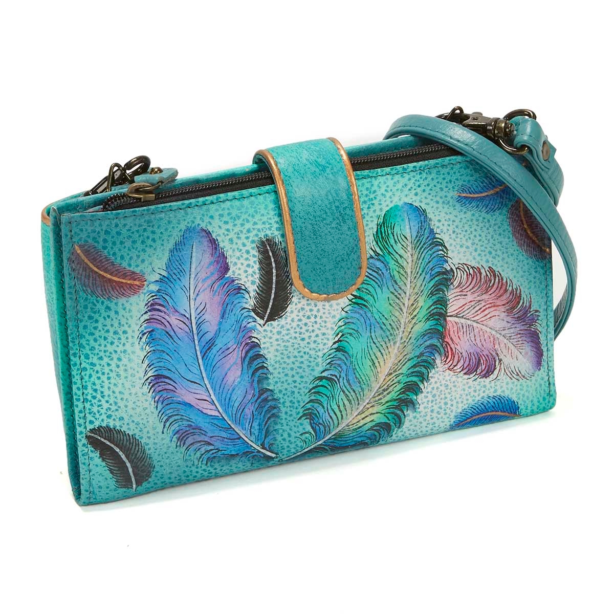 Women's FLOATING FEATHER wallet