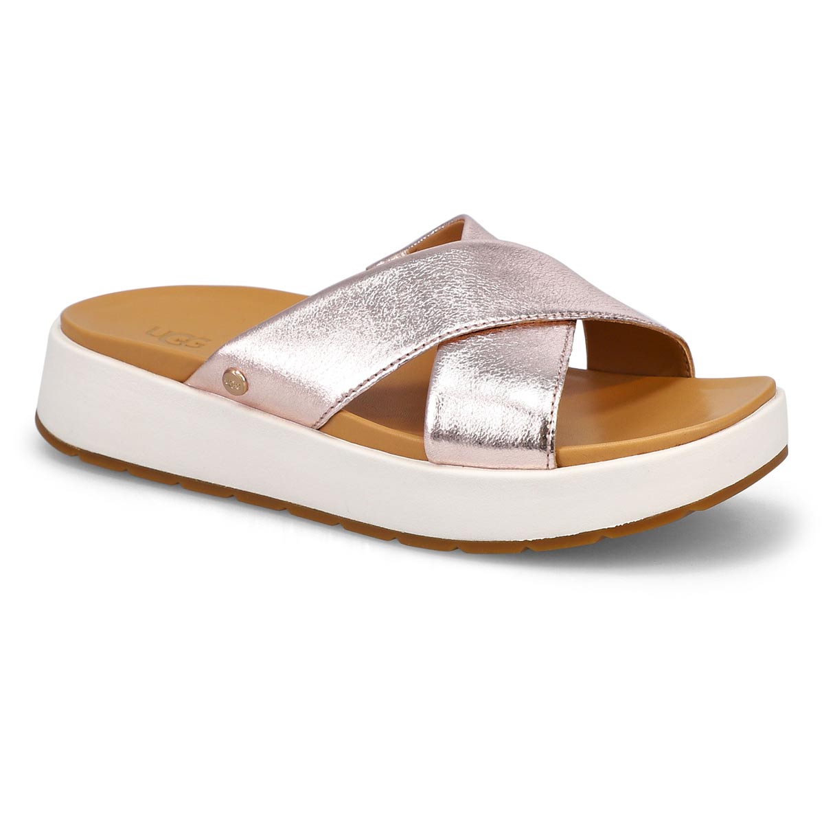 UGG Women's Emily Slide Sandal - Rose Gold | SoftMoc.com