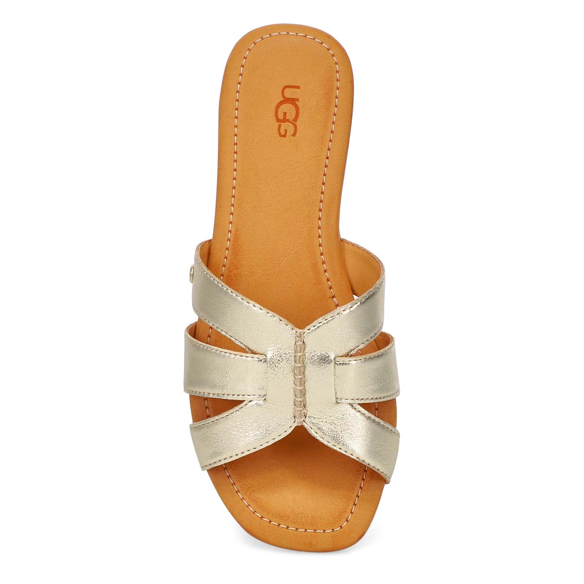 UGG Women's Teague Slide Sandal - Metallic Go | SoftMoc.com