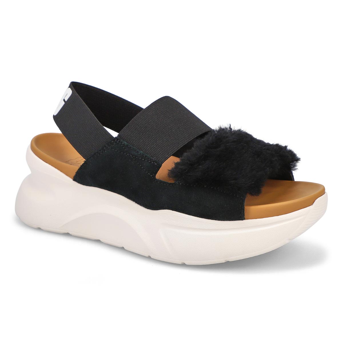ugg black patent sandals