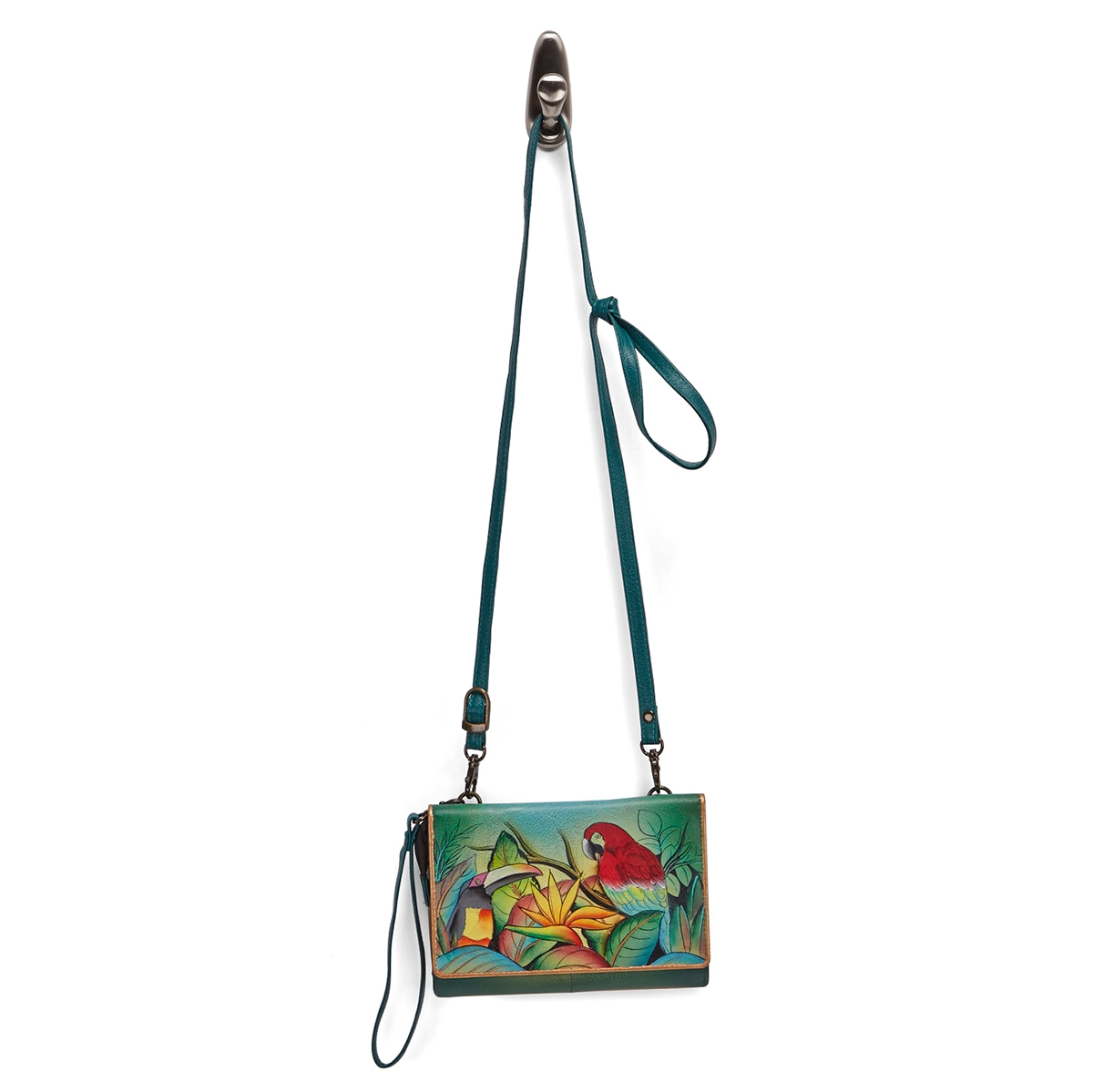 Printed Tropical Bliss convert. clutch