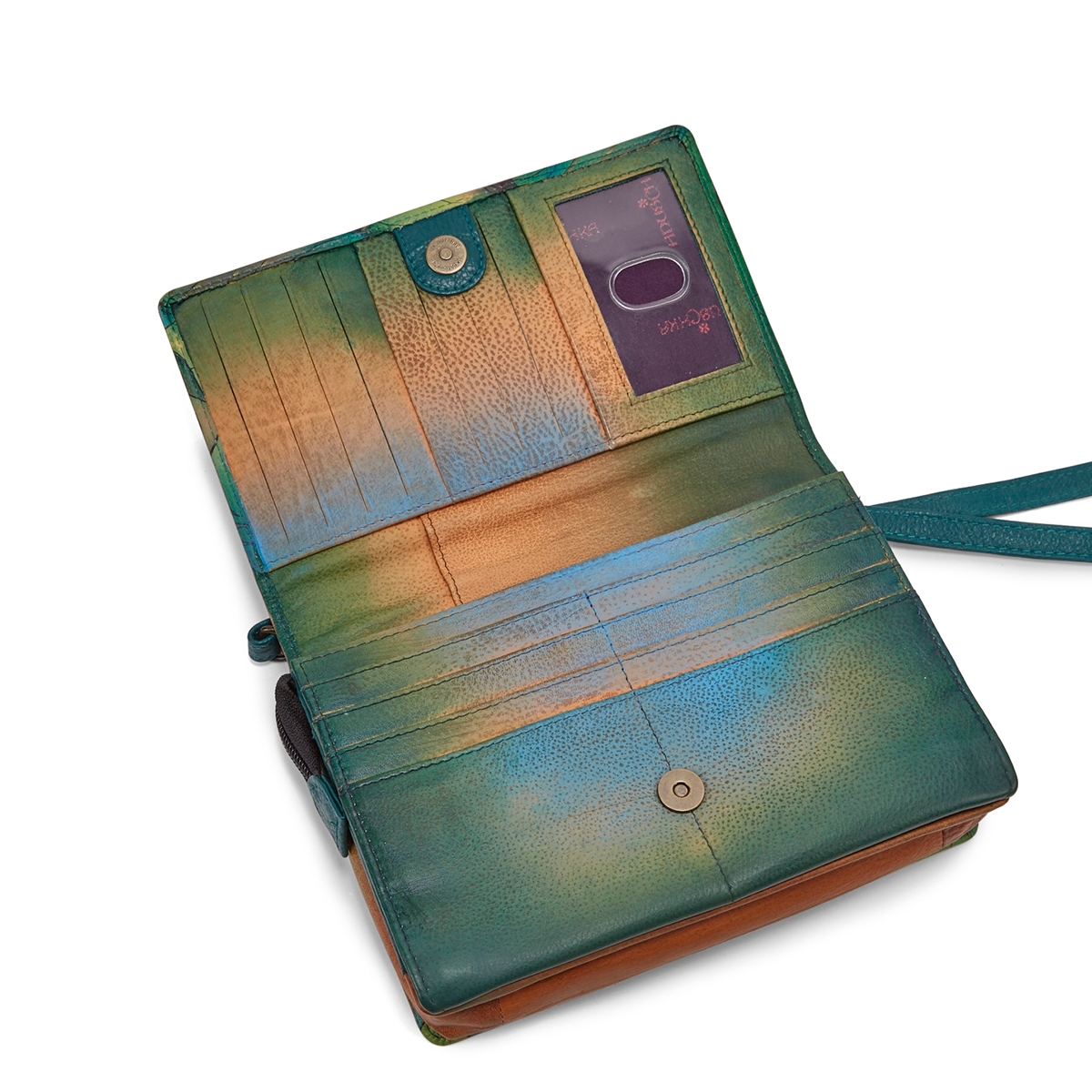 Printed Tropical Bliss convert. clutch
