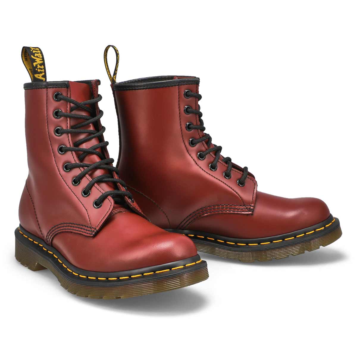 Lds 1460 8-Eye cherry red smooth boot