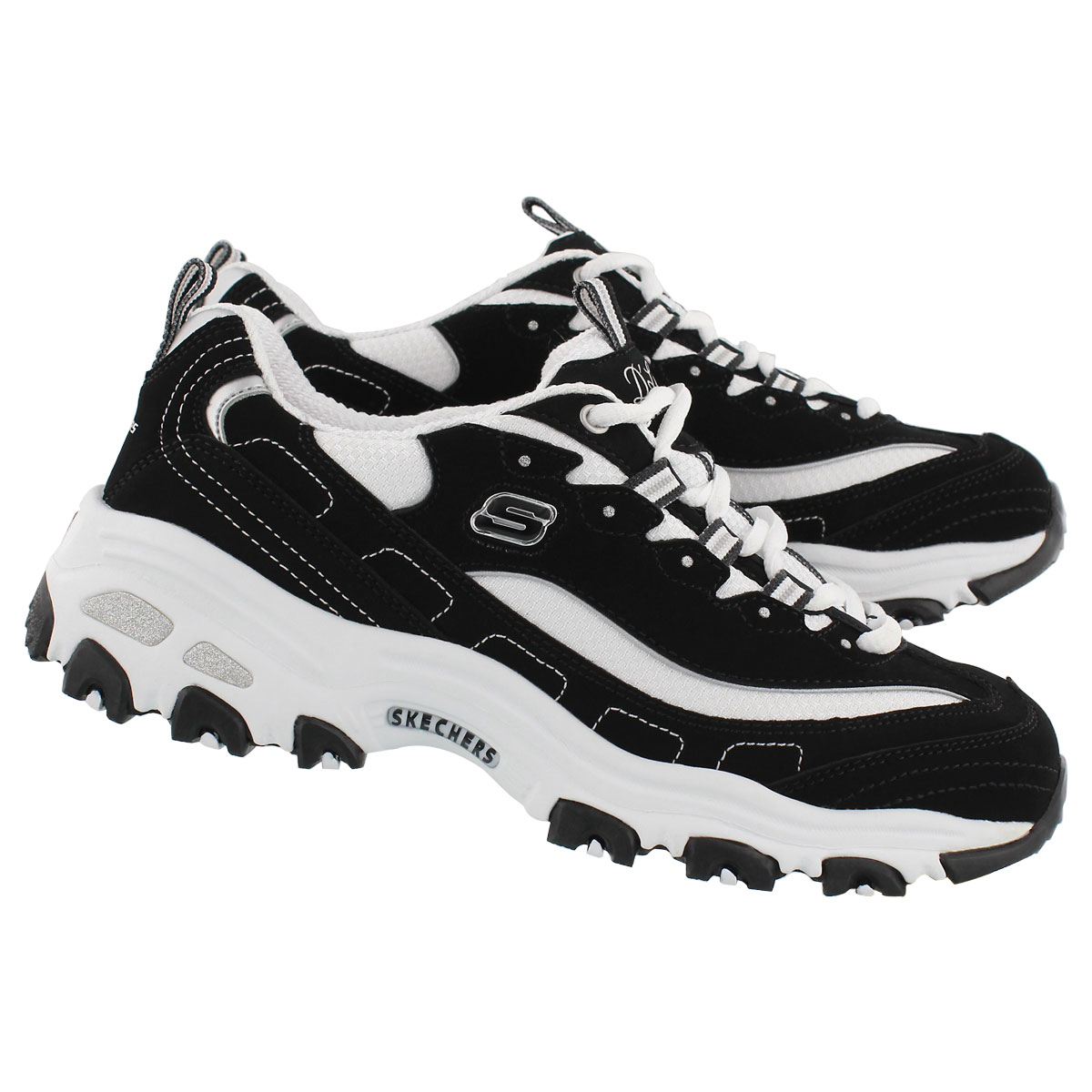 Lds D'Lites Biggest Fan blk/wht sneaker
