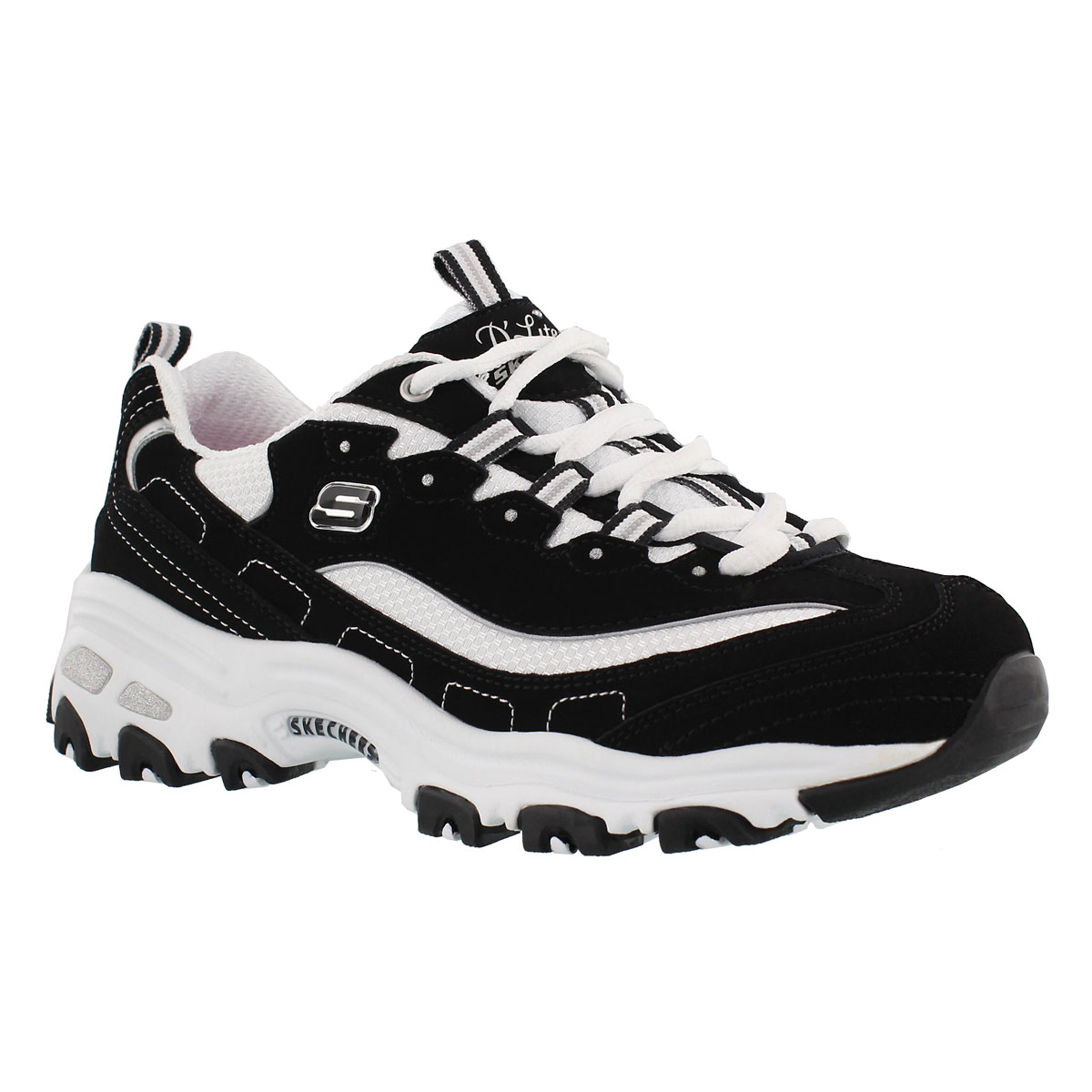 Lds D'Lites Biggest Fan blk/wht sneaker