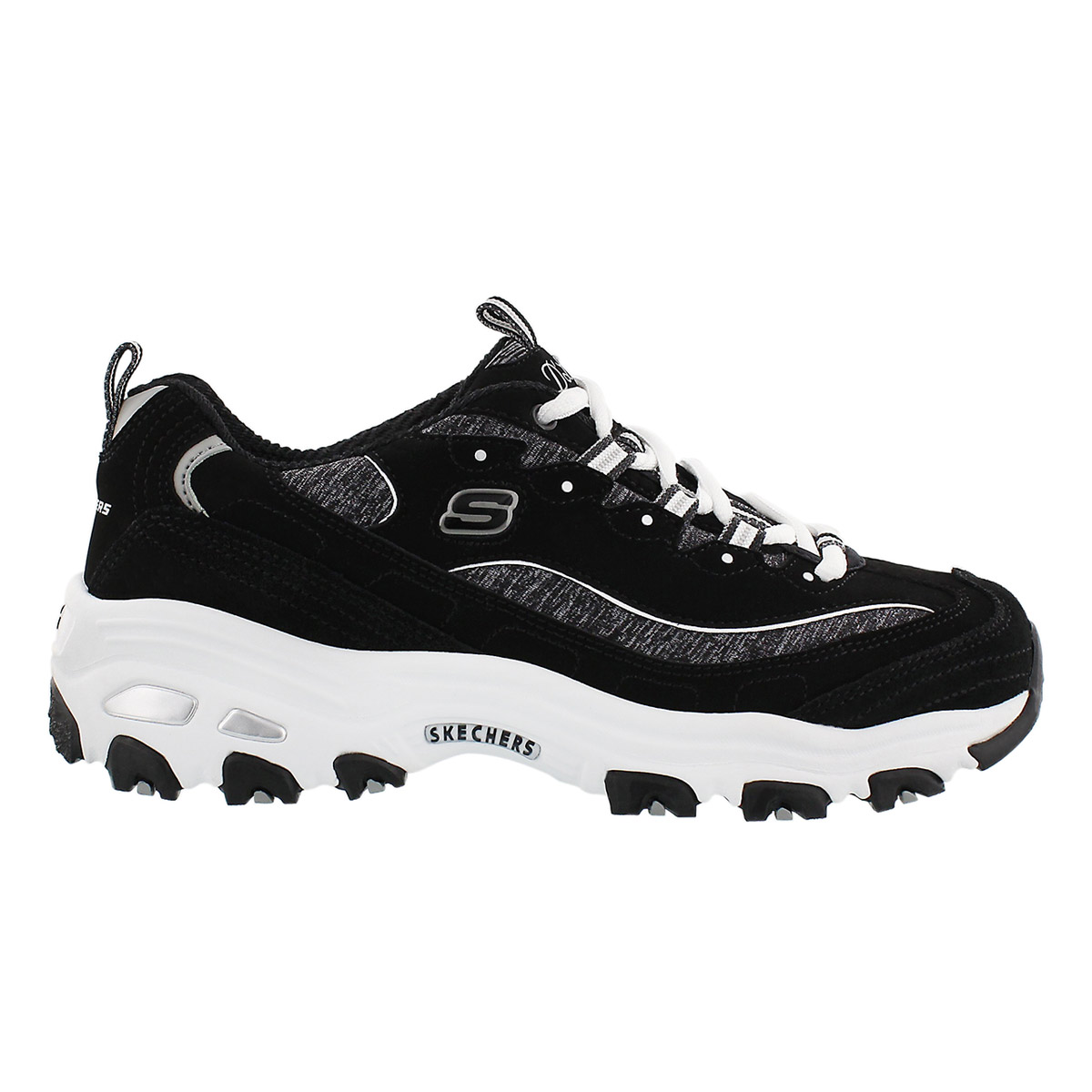 Lds D'Lites Me Time blk/wht sneaker