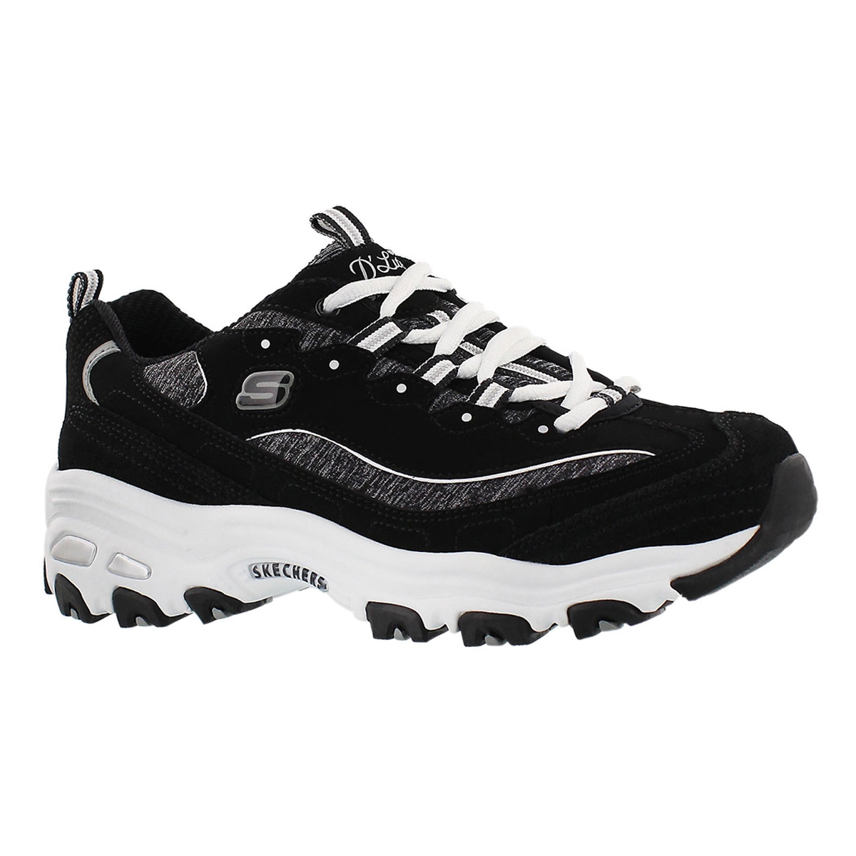 Lds D'Lites Me Time blk/wht sneaker