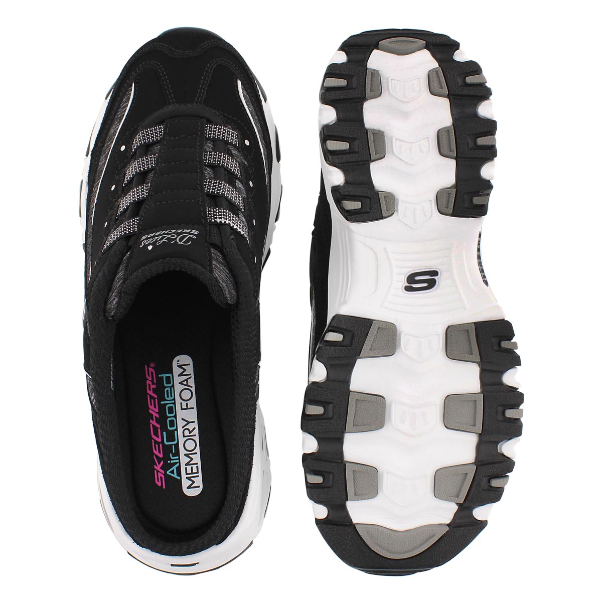 Lds D'Lites Resilient blk open back snkr