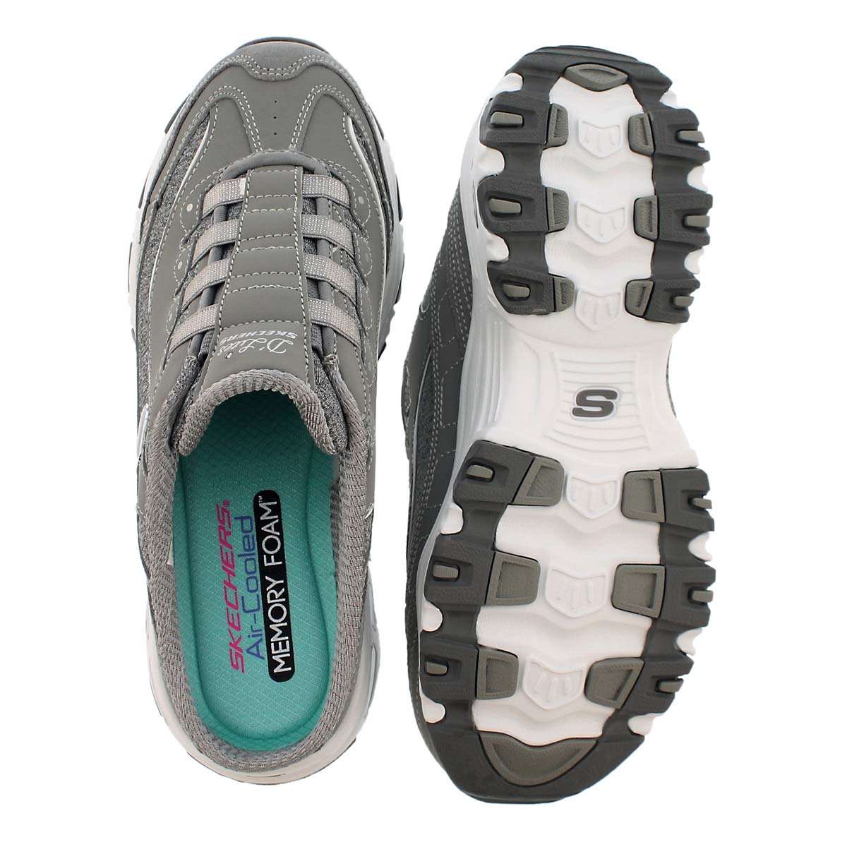 Lds D'Lites Resilient gry open back snkr