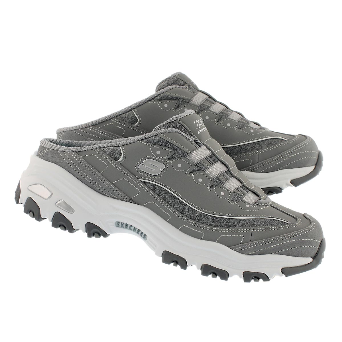 Lds D'Lites Resilient gry open back snkr
