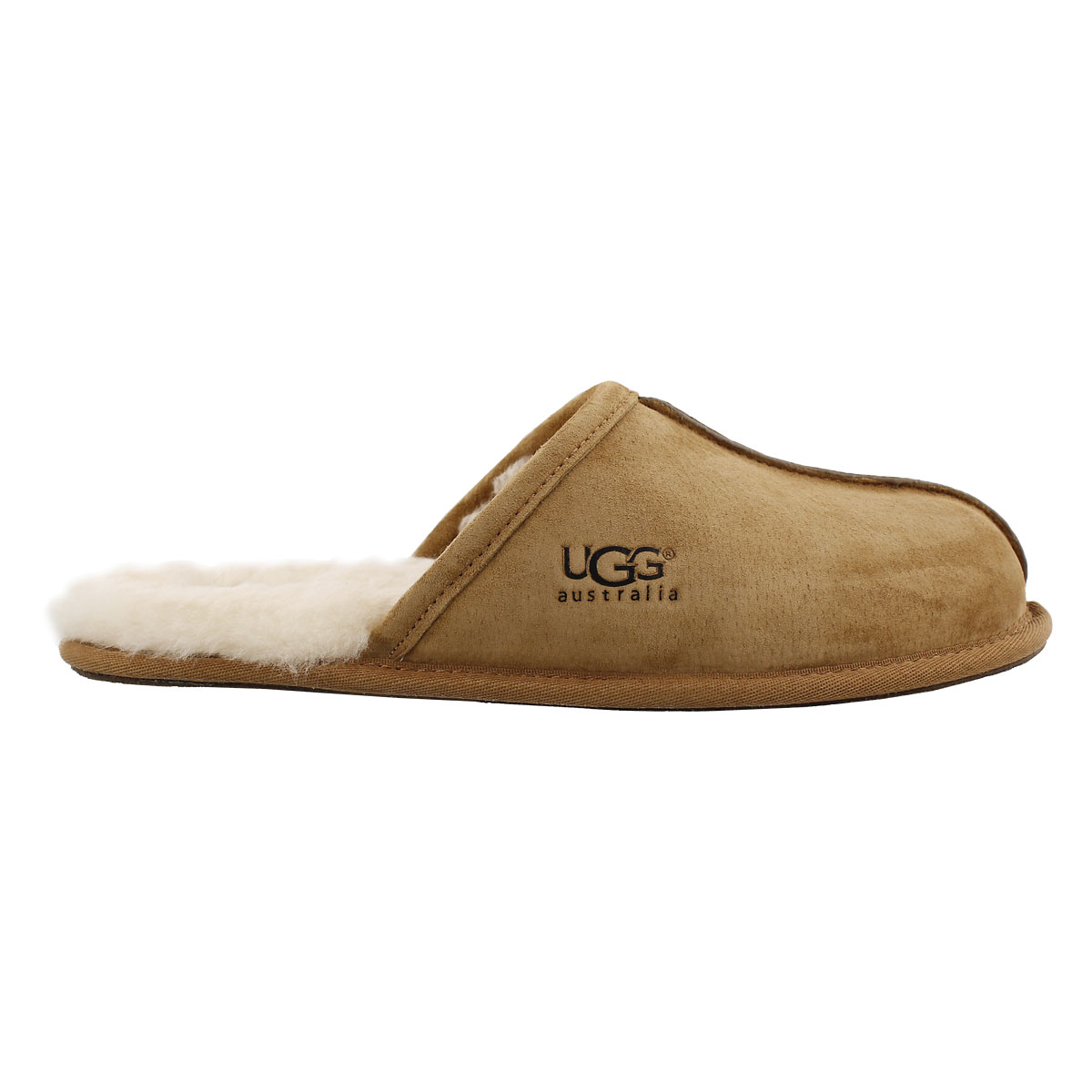 Pantoufle SCUFF, mouton châtain, hom
