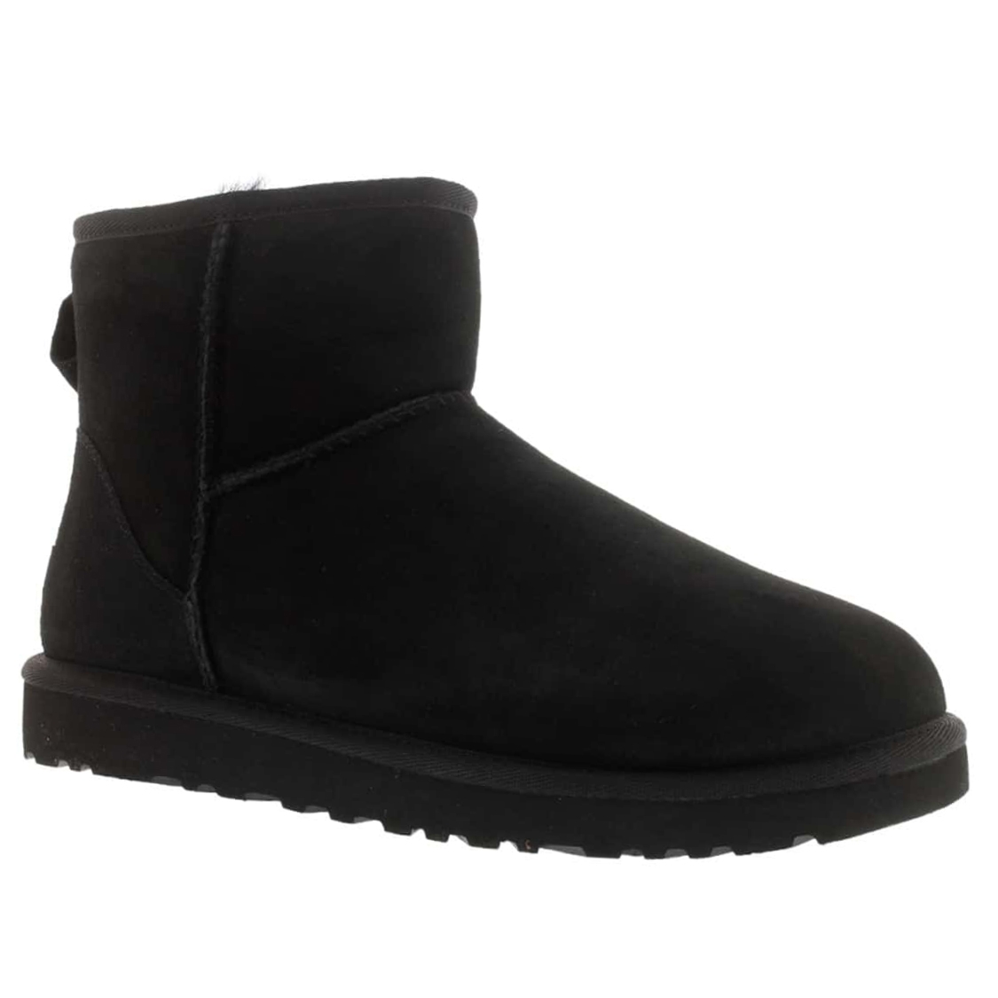 Botte Classic Mini, mouton noir, fem