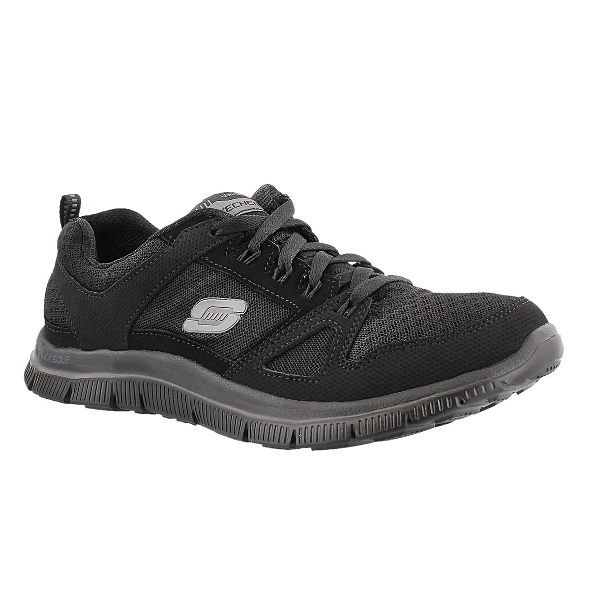 Lds Adaptable black lace up runner