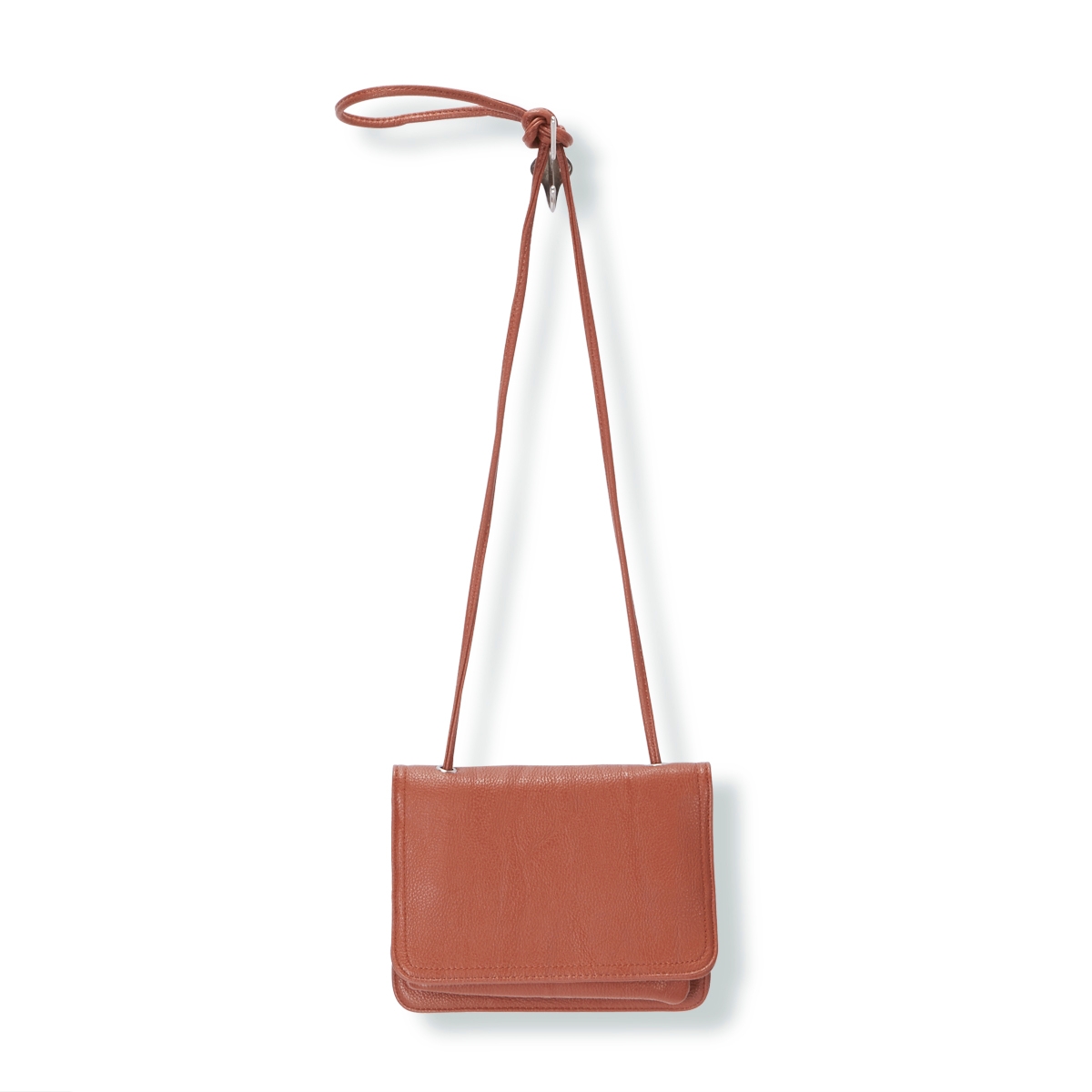 Lds cognc frnt flap cross body organizer