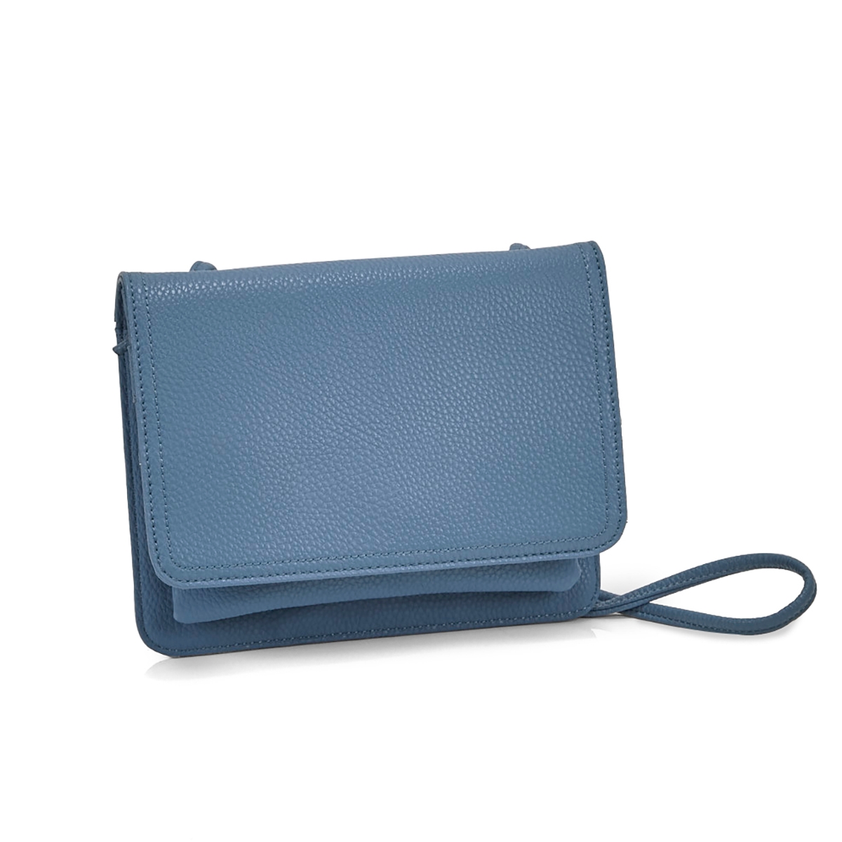Women's 1211denim front flap cross body organizer