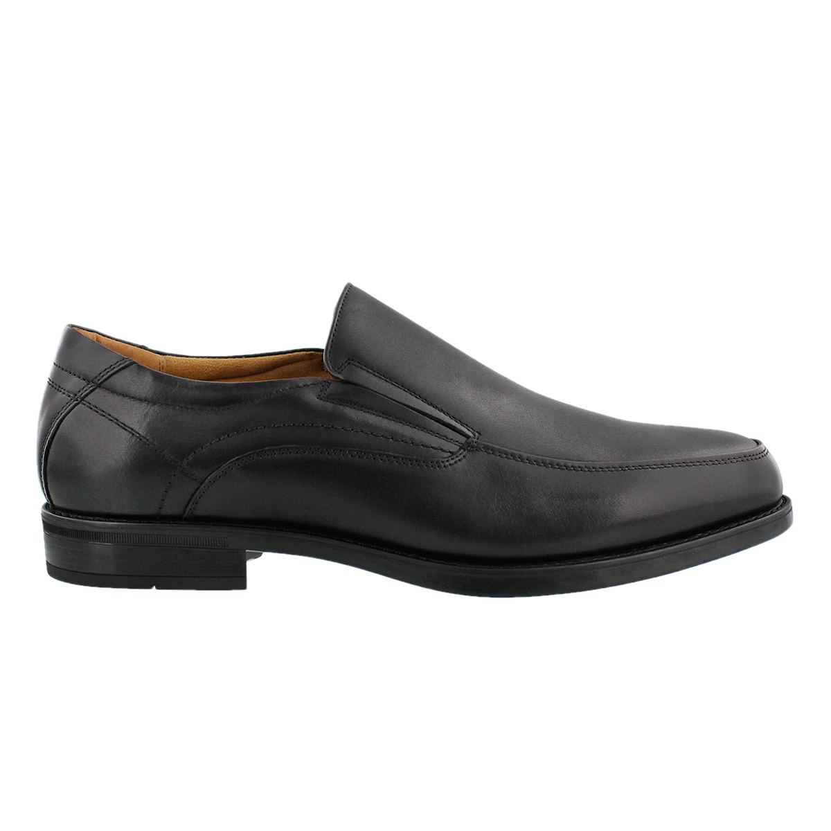 Mns Midtown Moc Slip blk dress shoe-wide