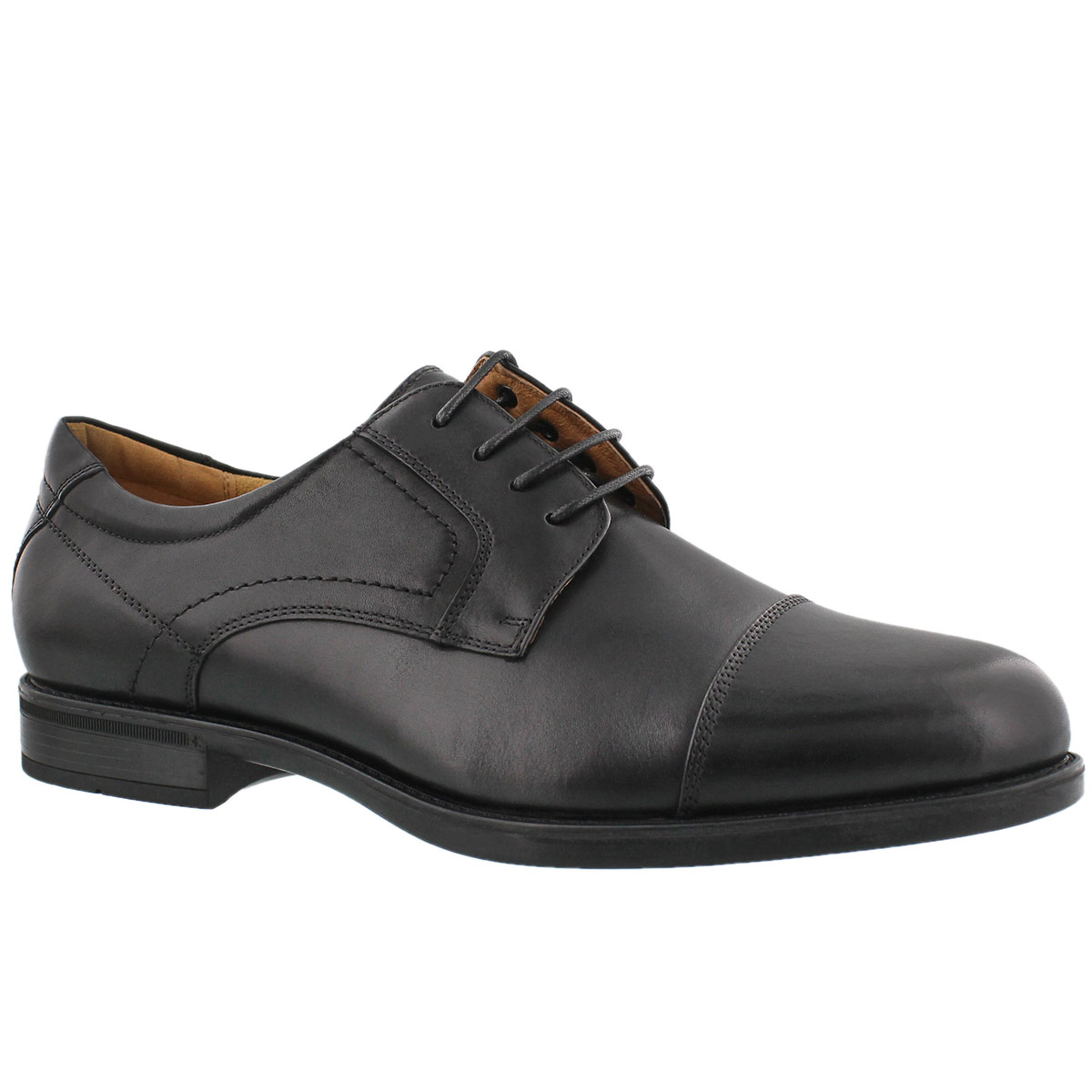 Mns MidtownCapToe blk dress oxford-wide