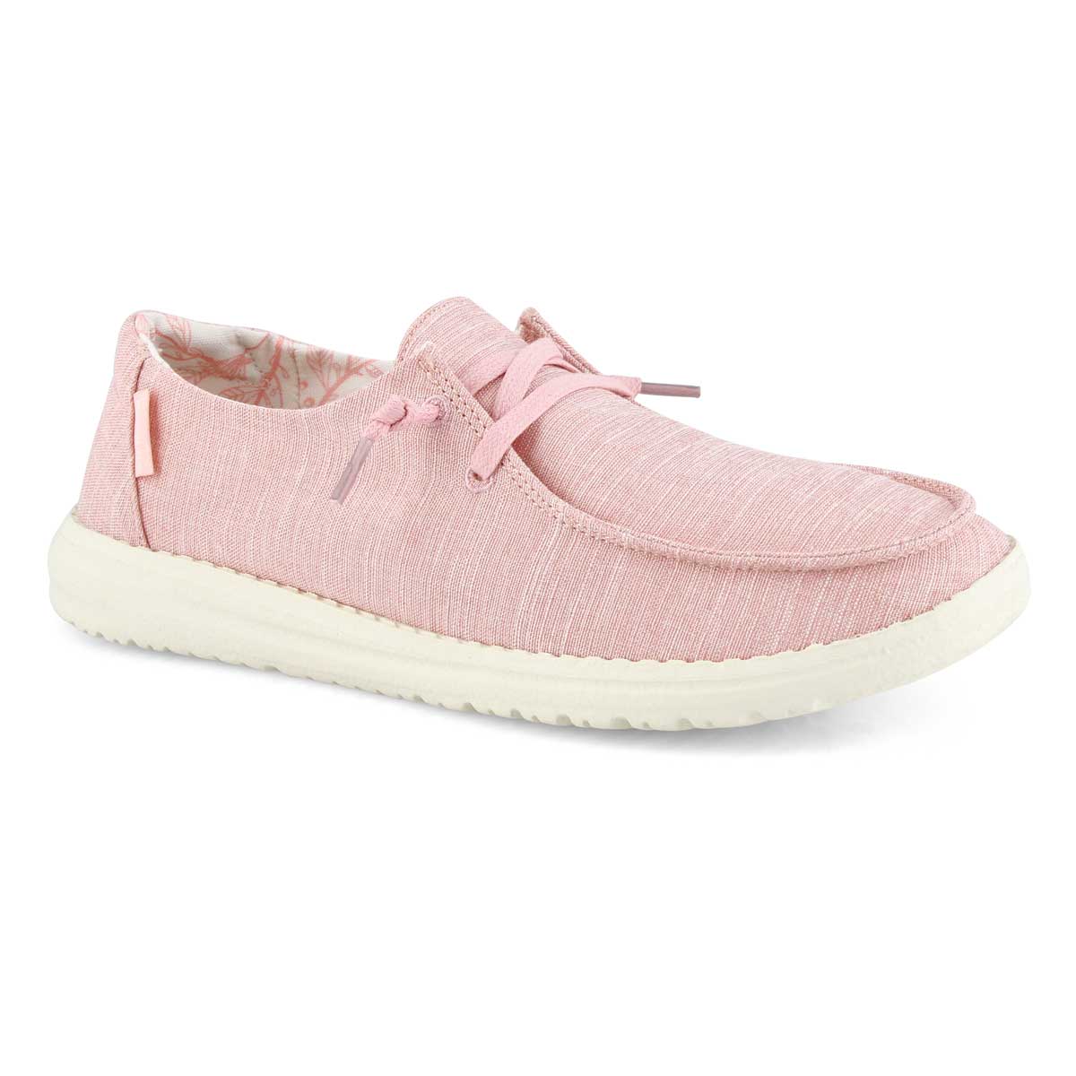 Lds Wendy Linen pink casual shoe