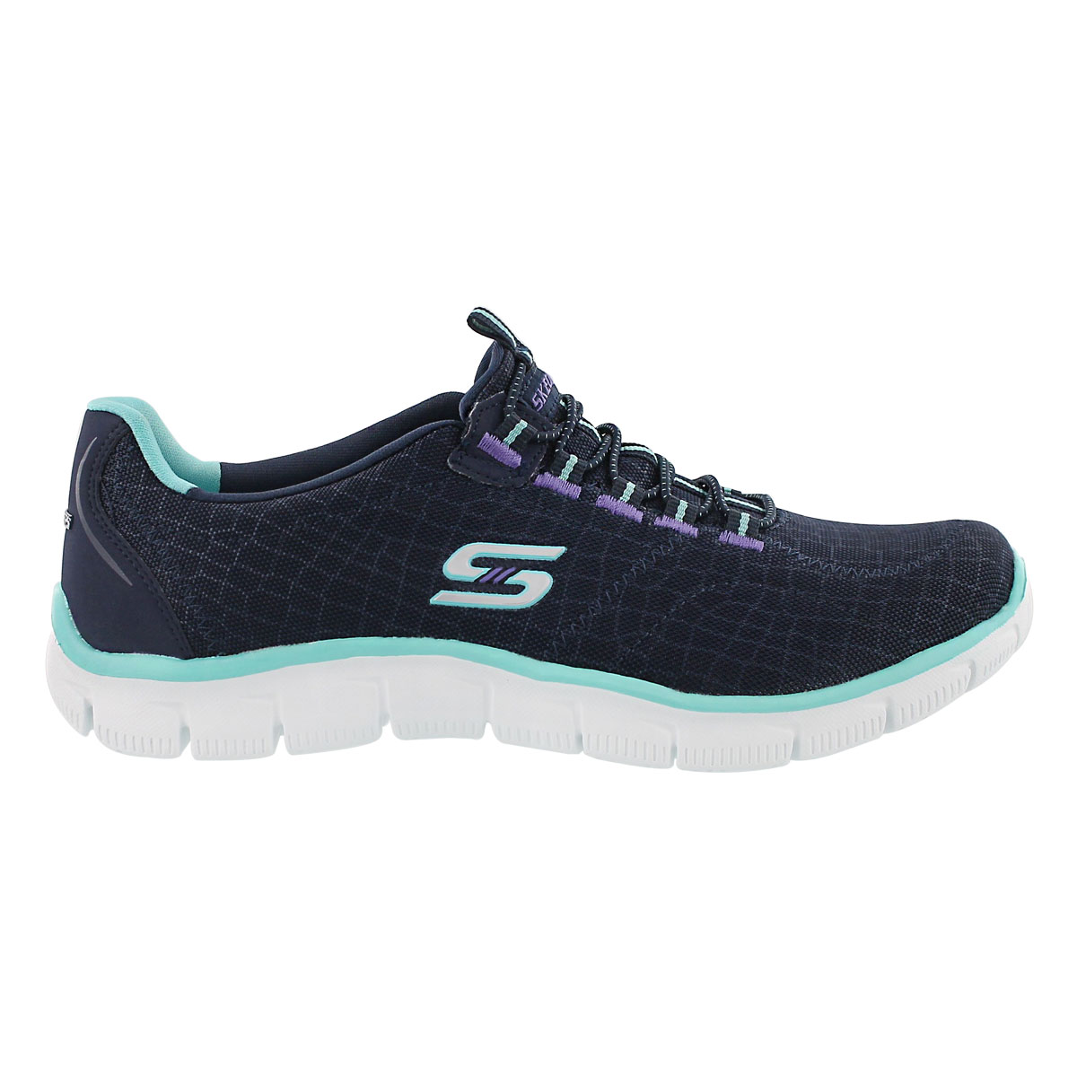 Lds Rock Around navy slip on sneaker