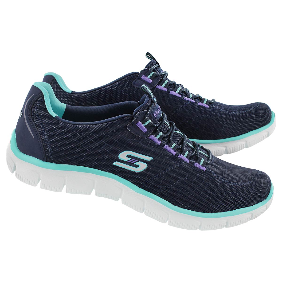 Lds Rock Around navy slip on sneaker