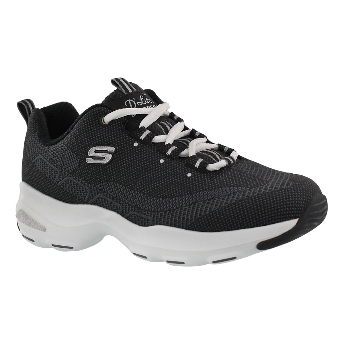 Women's D'LITE ULTRA black lace up sneakers