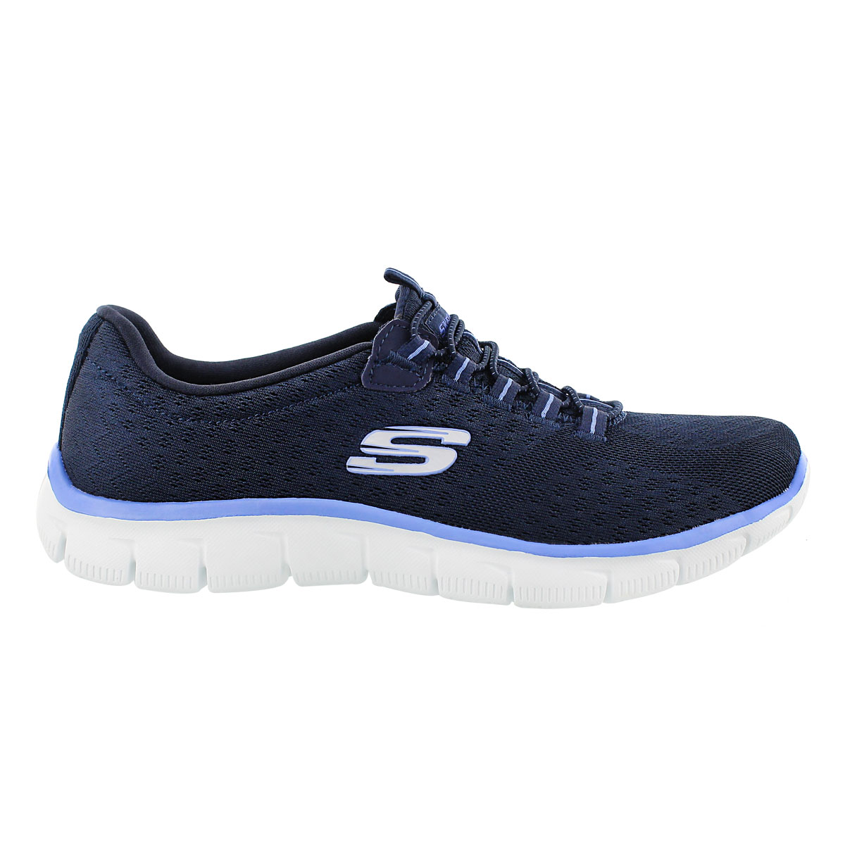Lds Ocean View navy bungee running shoe