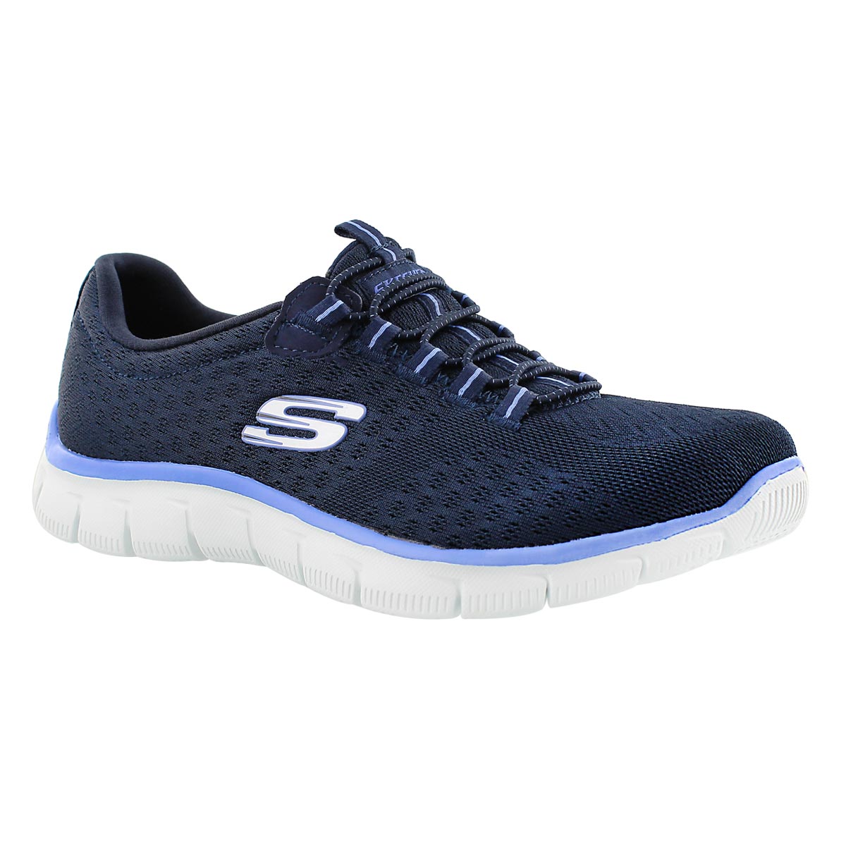 Lds Ocean View navy bungee running shoe