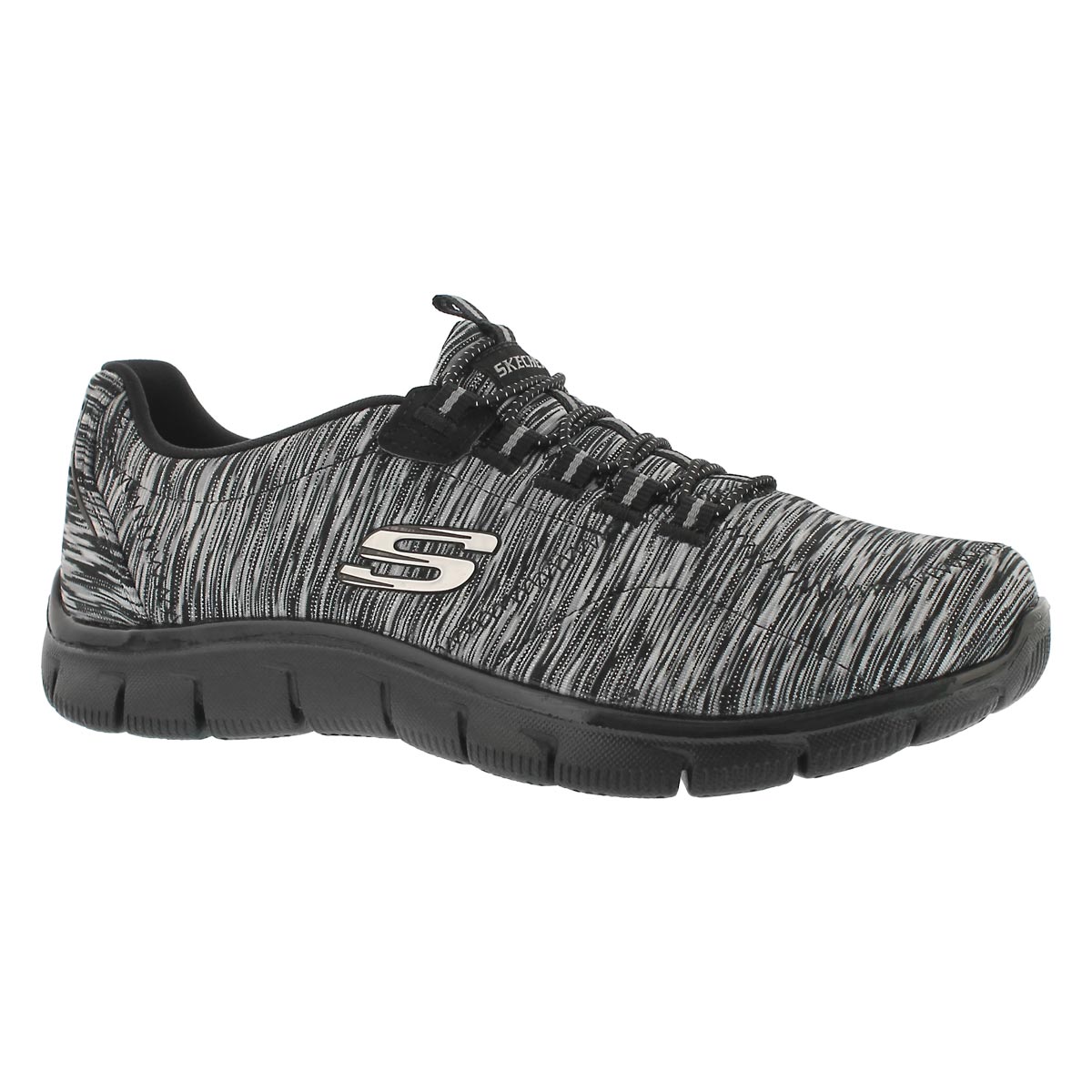 Women's GAME ON black/white sparkle sneakers