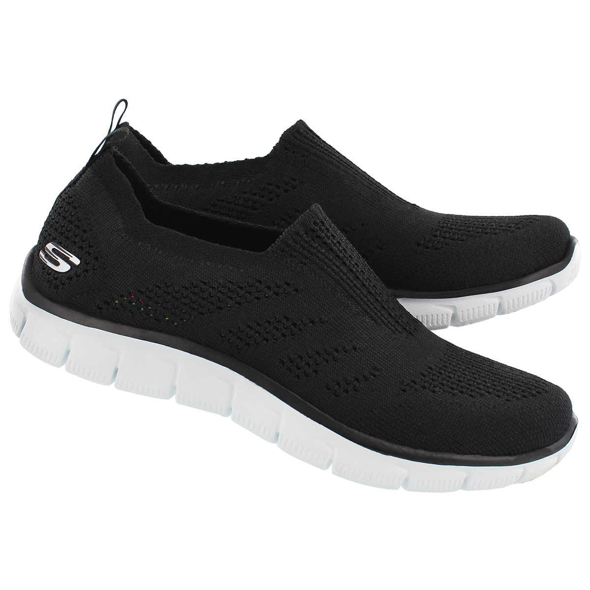 Lds Empire InsideLook bk/wt slip on shoe