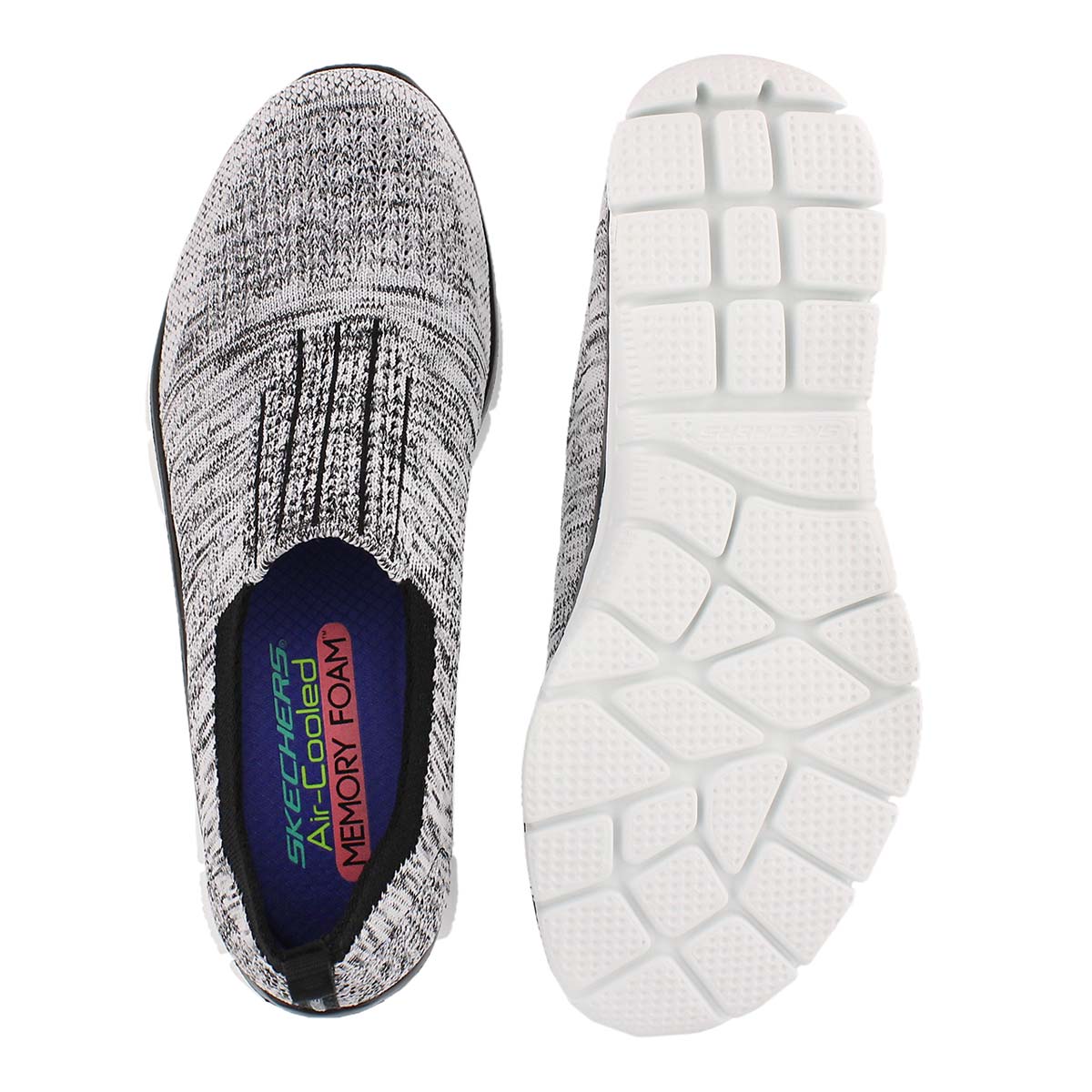 Lds Empire InsideLook blk/wt slipon shoe