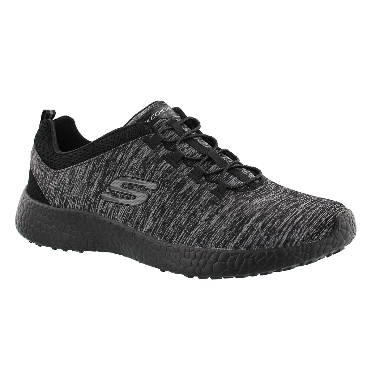Lds Equinox black bungee running shoe