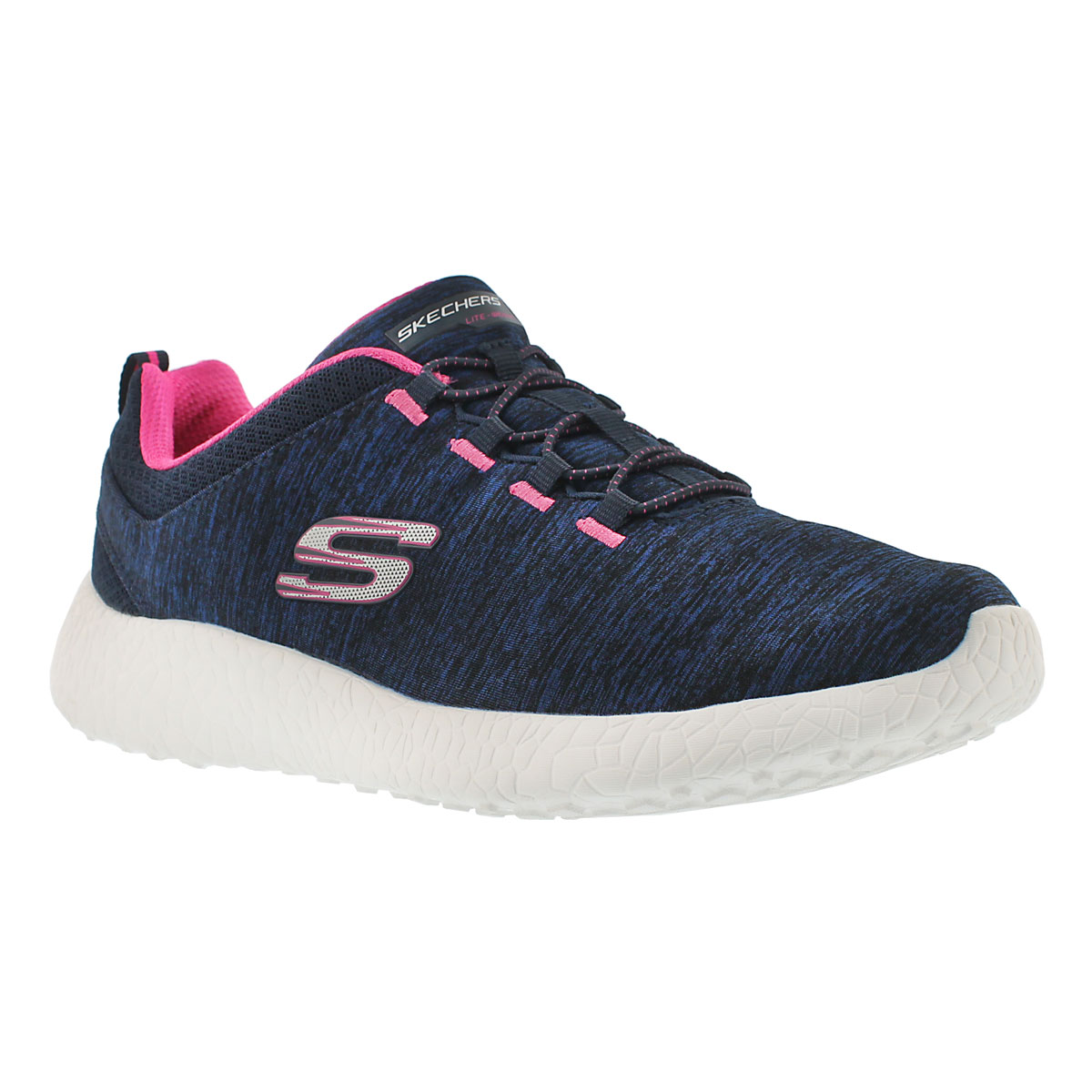 Lds Equinox nvy/pnk bungee running shoe