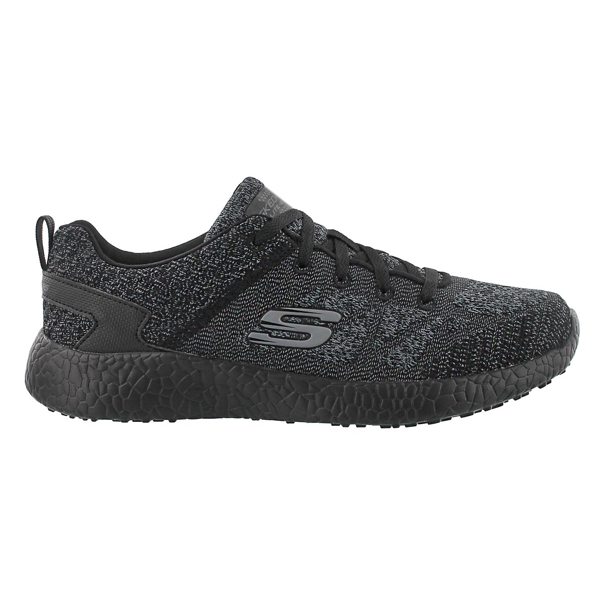 Espadrille lacée Burst, noir, fem