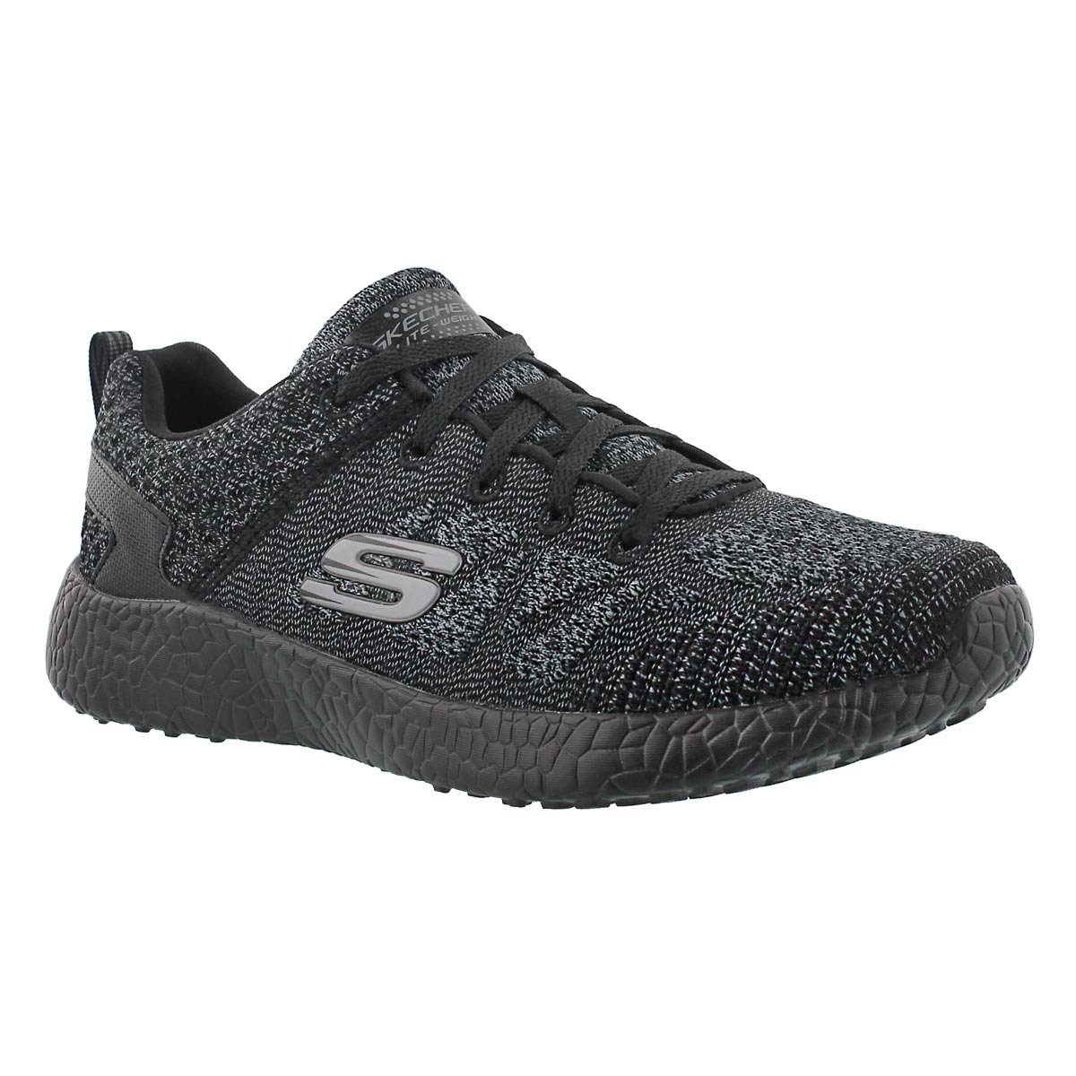 Espadrille lacée Burst, noir, fem