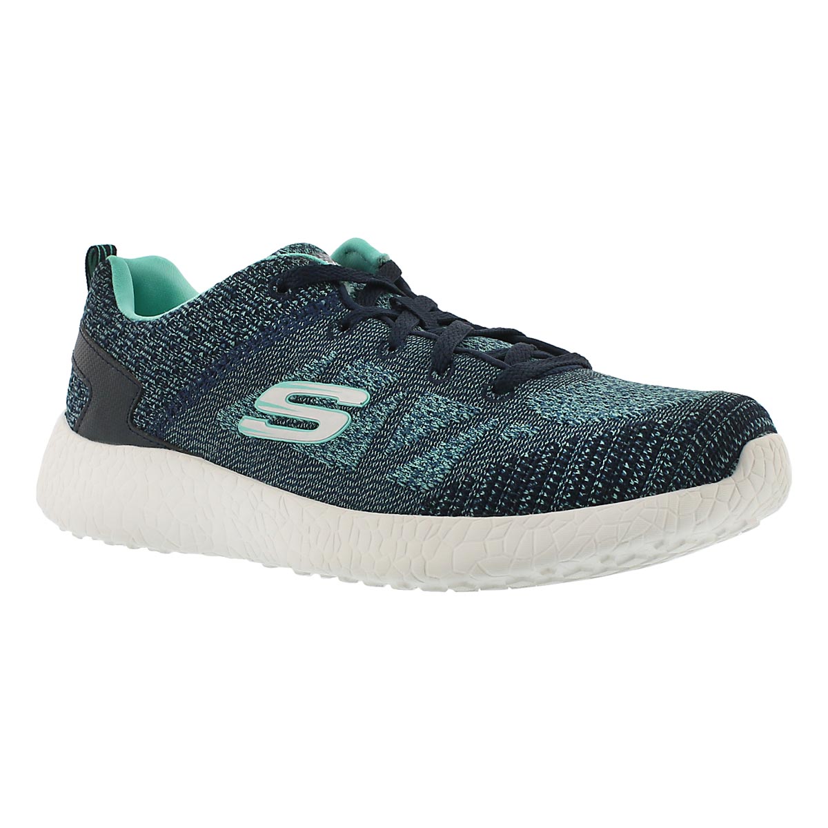 Lds Burst navy lace up running shoe