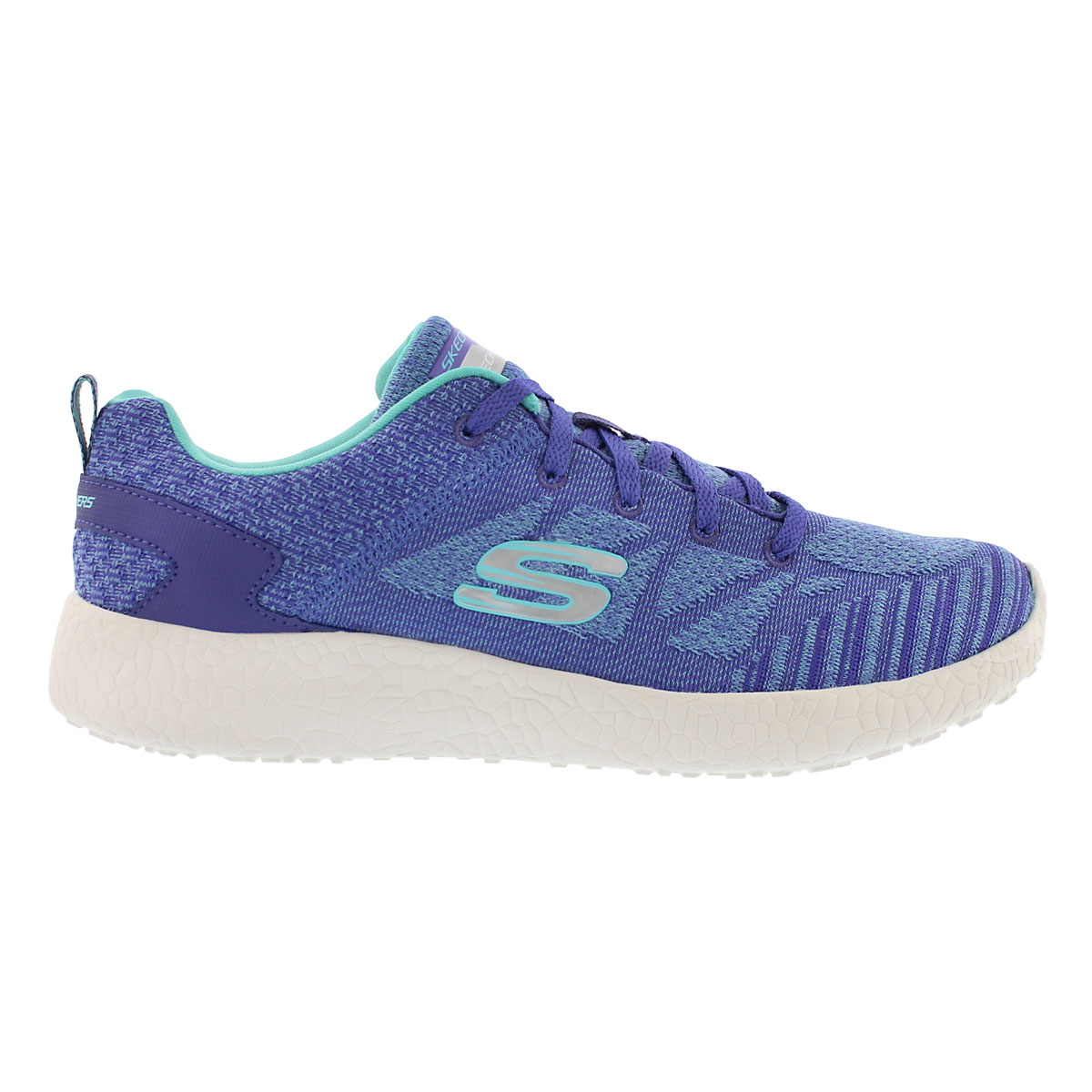 Lds Burst purple lace up sneaker